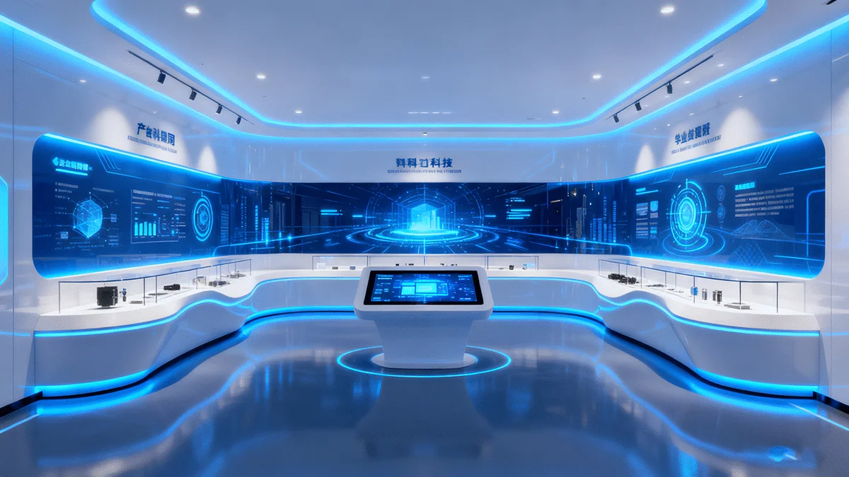 二楼展厅设计说明 空间利用 + 动线规划要点