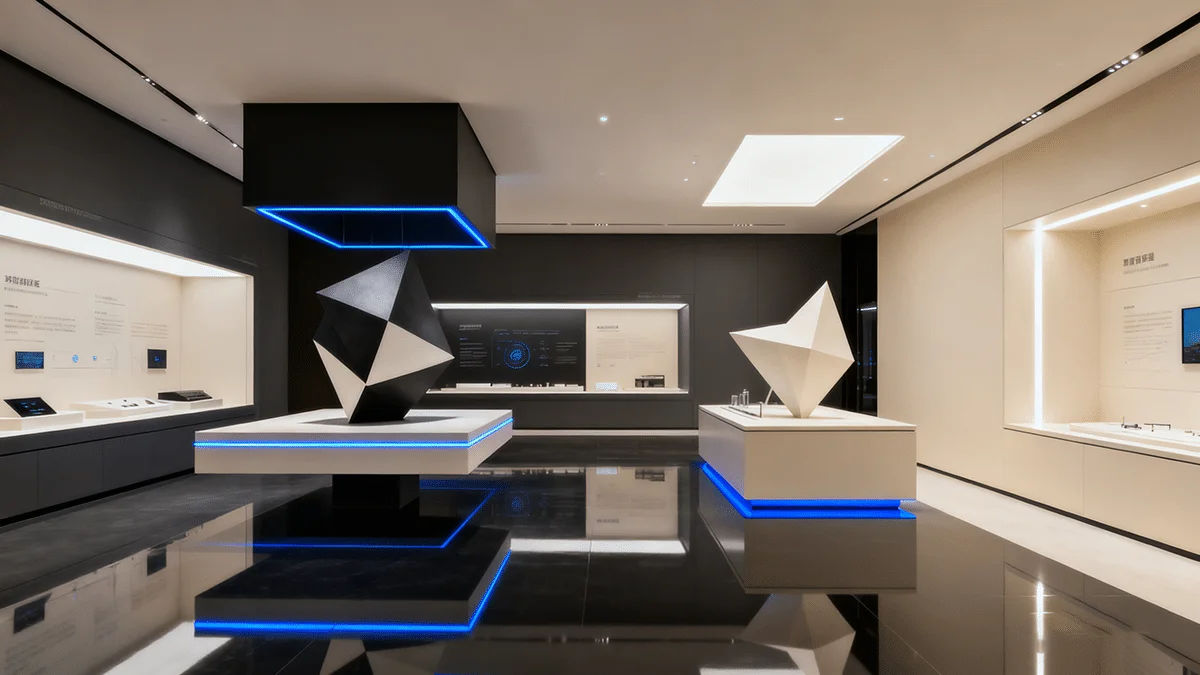 展厅装修布置 细节搭配 + 氛围营造技巧